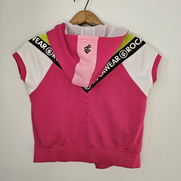 Y2K | ROCAWEAR | size 12 ro 14 girls zip hoodie NWOT - Picture 9 of 9